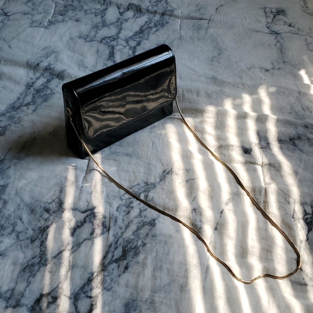 Black vintage purse